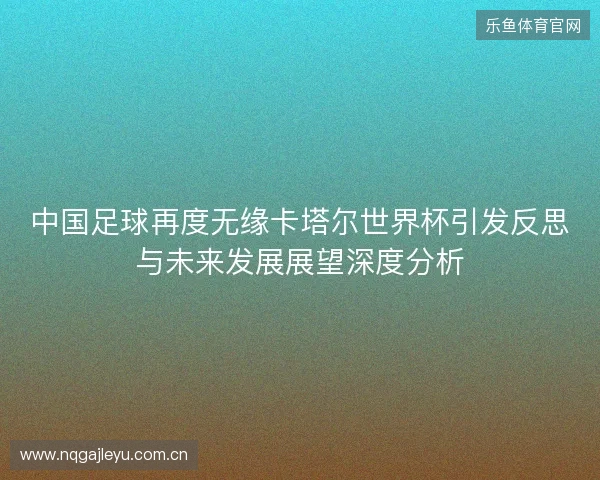 中国足球再度无缘卡塔尔世界杯引发反思与未来发展展望深度分析